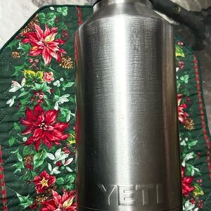 YETI Silver Stainless Steel Bottle